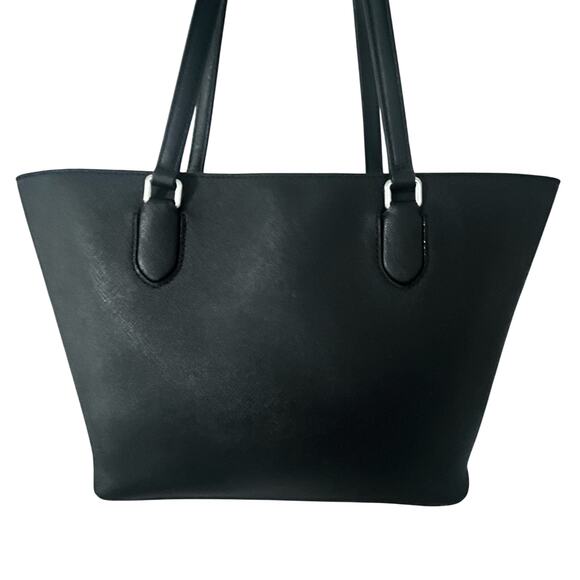Kate Spade Black Leather Tote - Picture 4 of 11